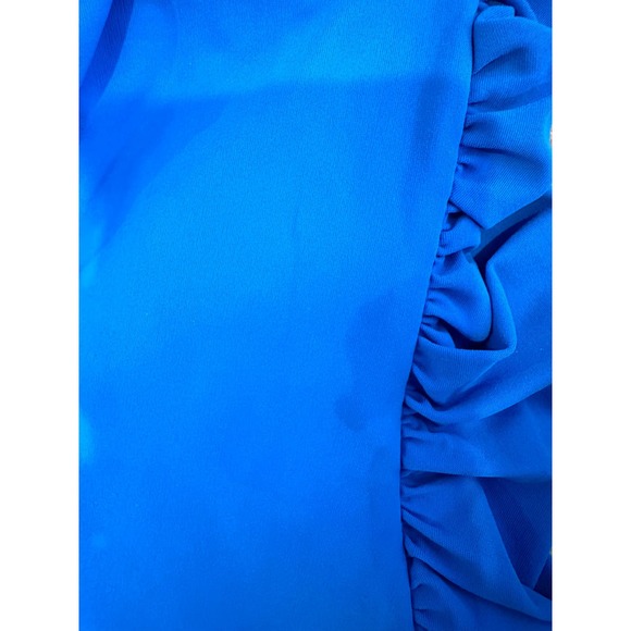 Elegant Blue Women's One Piece Swimsuit - Picture 10 of 10